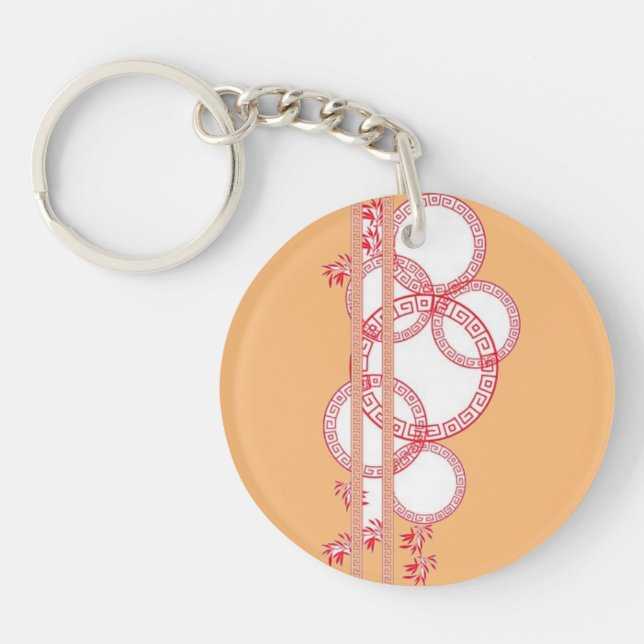 Porte-clefs Abstract acrylic keychain (Devant)