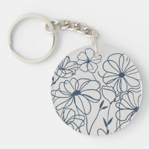 Porte-clefs Abstract acrylic keychain