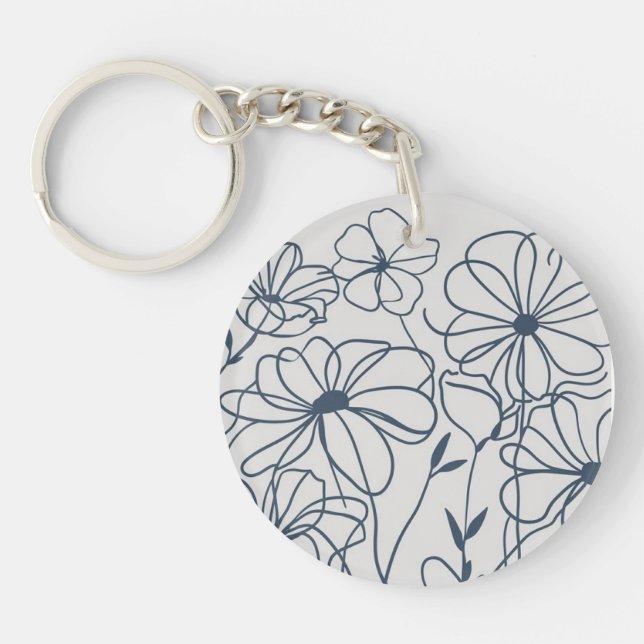 Porte-clefs Abstract acrylic keychain (Devant)