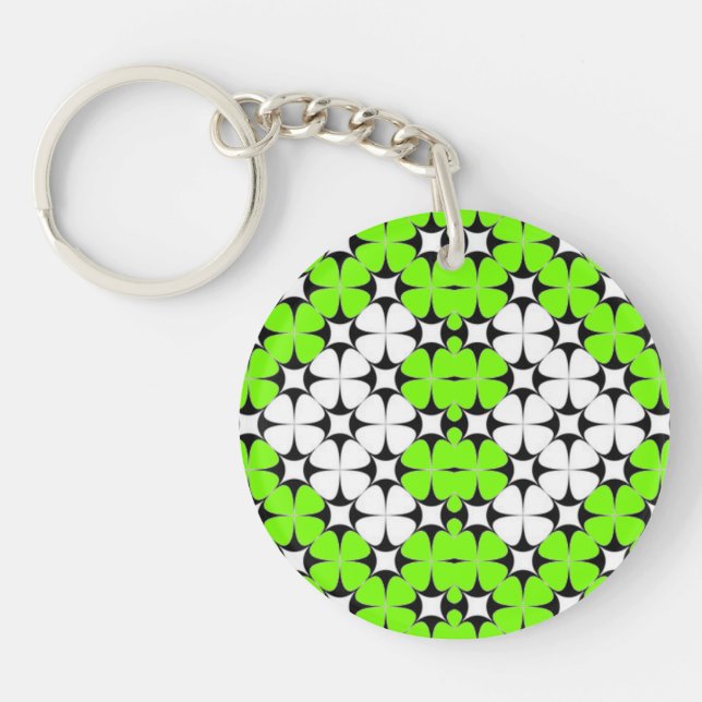 Porte-clefs Abstract acrylic keychain (Devant)
