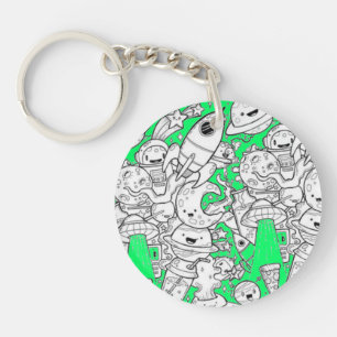 Porte-clefs Abstract acrylic keychain