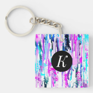 Porte-clefs Abstract Watercolor