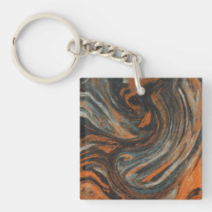 Porte-clefs Abstraction Terrestre