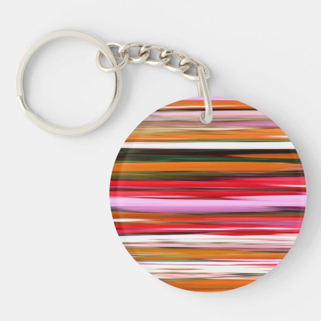 Porte-clefs Abstrait #2 : Orange blur (Devant)
