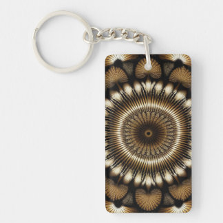 Porte-clefs Abstrait Coquillage Radial