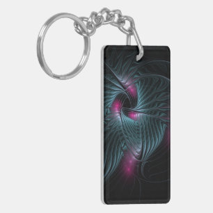 Porte-clefs Abstrait Imaginaire coloré fractal
