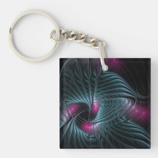 Porte-clefs Abstrait Imaginaire coloré fractal