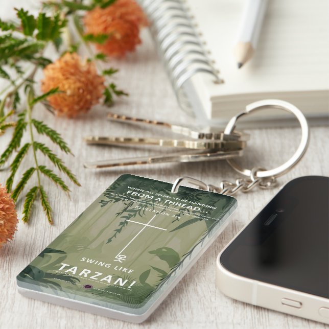 Porte-clefs Accrocher sur un fil (Devant droit)