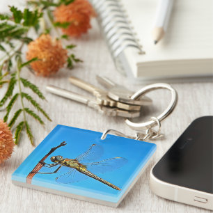 Porte-clefs Accrochez-Vous Là Dragonfly Artistique