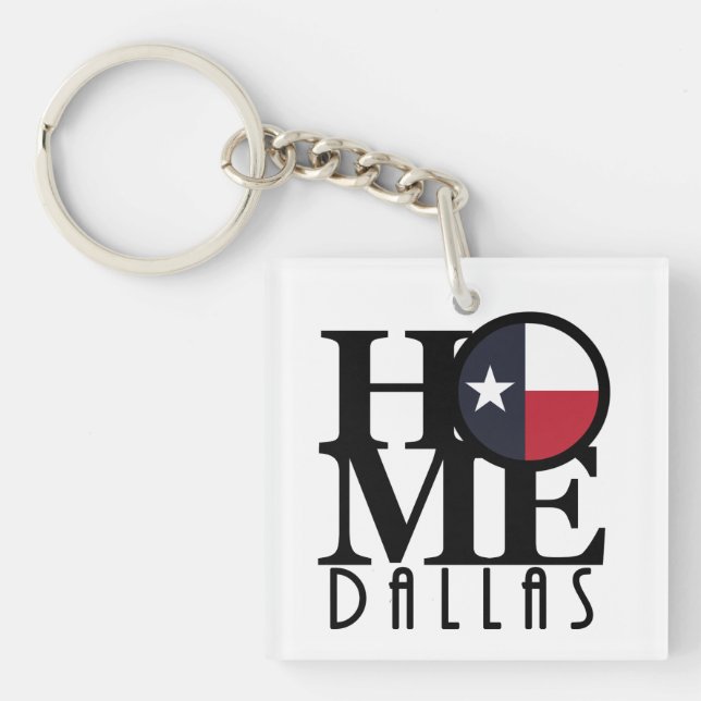 Porte-clefs ACCUEIL Dallas Texas (Devant)