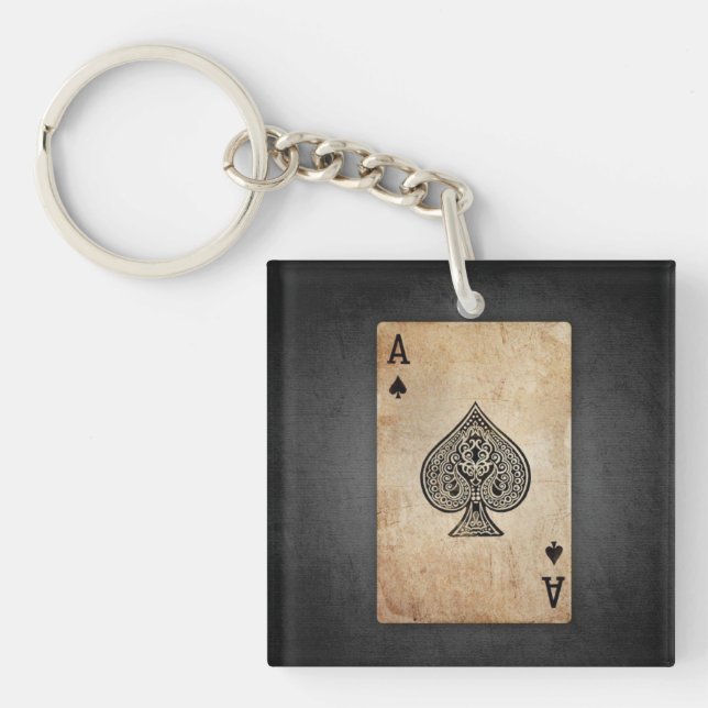 Porte-clefs Ace of spades (Devant)