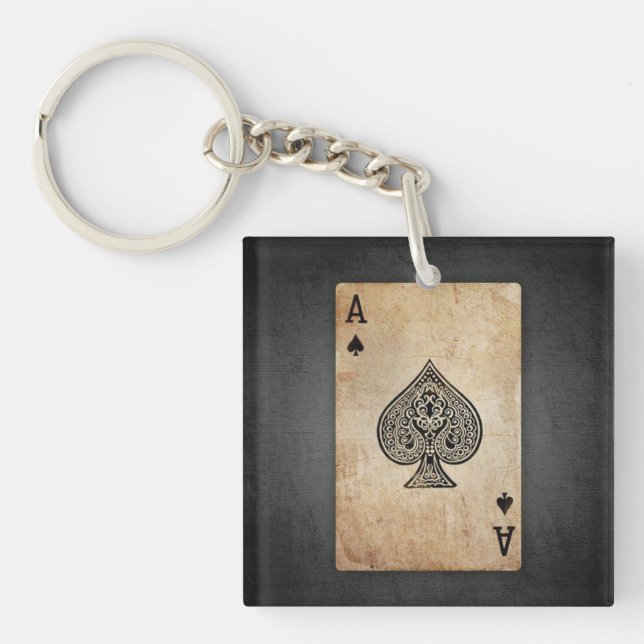 Porte-clefs Ace of spades (Devant)