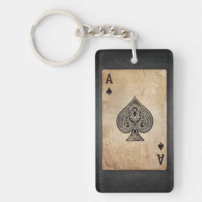 Porte-clefs Ace of spades (Devant)