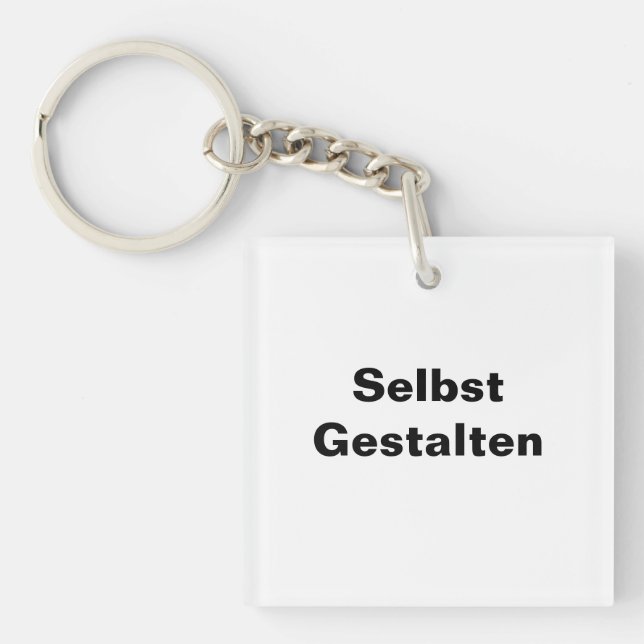 Porte-clefs Acryl Schlüsselanhänger Selbst Gestalten (Devant)