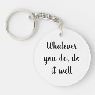 Porte-clefs Acrylic Key-chain,Short Quotes key-chain