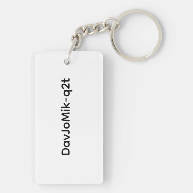 Porte-clefs Acrylic Keychain (Dos)