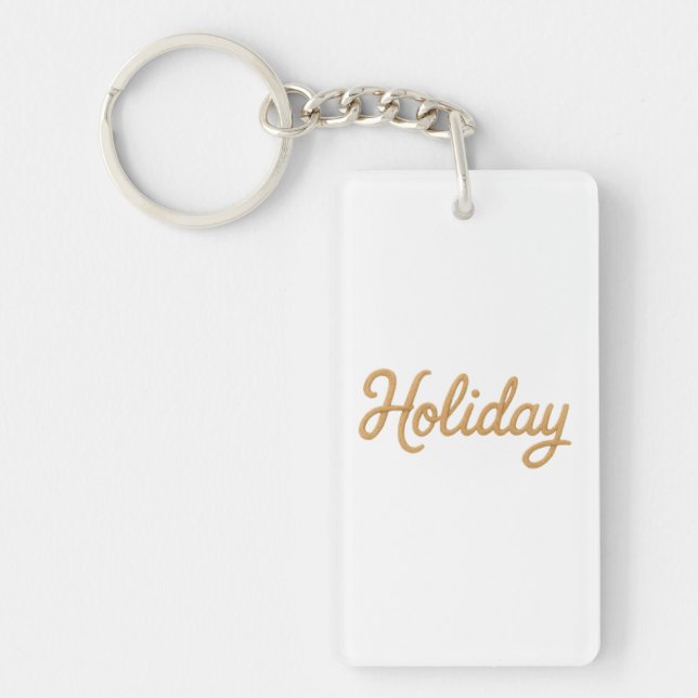 Porte-clefs Acrylic Keychain, Rectangle (double-sided) (Devant)