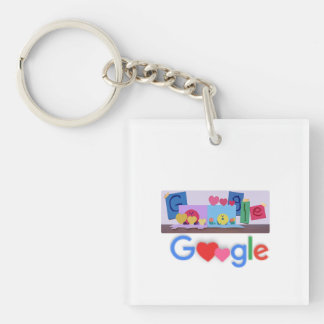 Porte-clefs Acrylique Porte - clé 2023 nouveau design google p