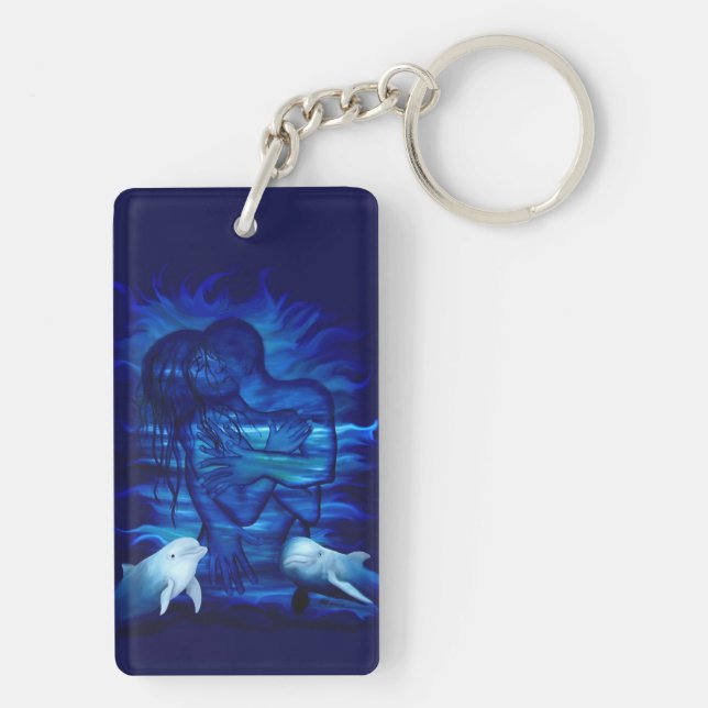 Porte-clefs Acte de passion - paire avec paire dauphin (Dos)