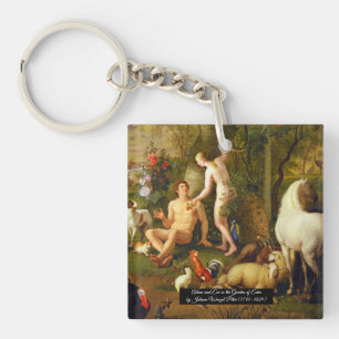 Porte-clefs Adam et Eve