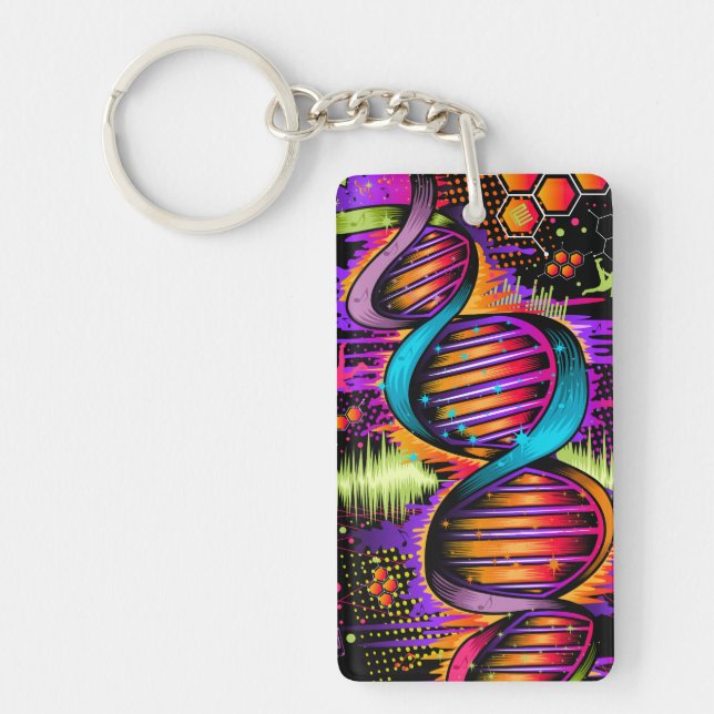 Porte-clefs ADN de musique (Devant)