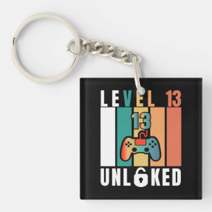 Porte-clefs Adolescent officiel Niveau 13 Déverrouillé Anniver