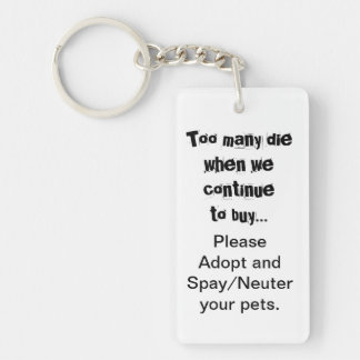 Porte-clefs Adopter Spay Neuter Porte - clé de devis