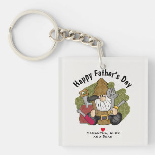 Porte-clefs Adorable Handyman & Carpenter Garden Gnome
