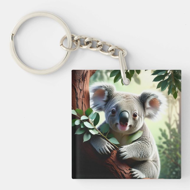 Porte-clefs Adorable Ours Koala (Devant)