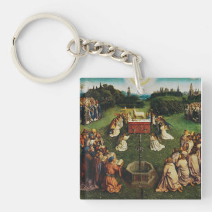 Porte-clefs Adoration de l'agneau par Jan van Eyck