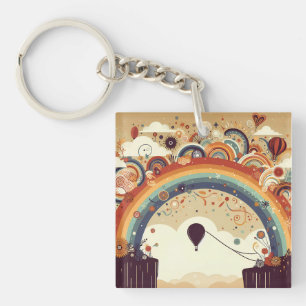 Porte-clefs Adventure Await Rainbow