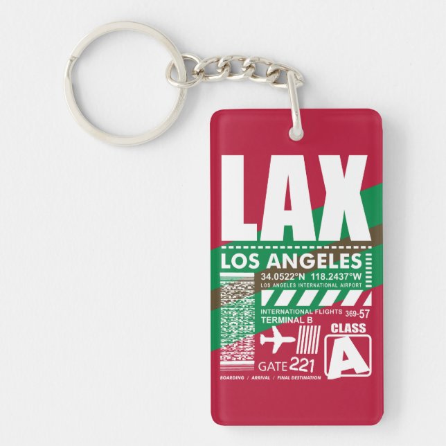 Porte-clefs Aéroport de Los Angeles (Devant)
