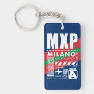 Porte-clefs Aéroport de Milan MXP