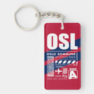Porte-clefs Aéroport d'Oslo OSL