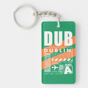 Porte-clefs Aéroport DUB Dublin