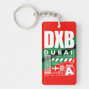 Porte-clefs Aéroport DXB de Dubaï