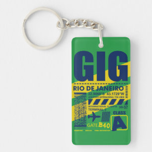 Porte-clefs Aéroport GIG de Rio de Janeiro
