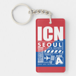 Porte-clefs Aéroport ICN Séoul