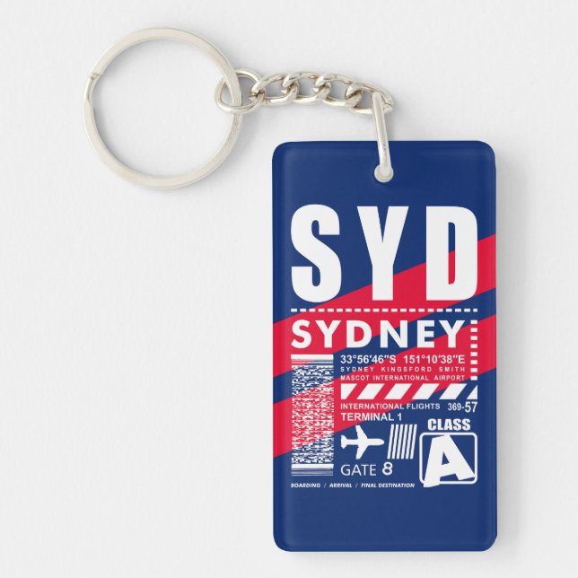 Porte-clefs Aéroport SYD Sydney (Devant)