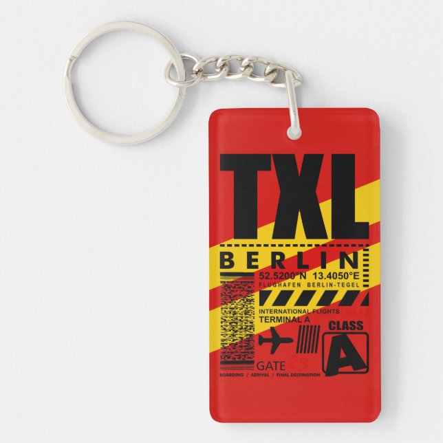 Porte-clefs Aéroport TXL Tegel Berlin (Devant)