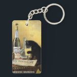 Porte-clefs Affiche française rétro "absinthe bourgeois"<br><div class="desc">Le célèbre poster chat noir qui boit de l'absinthe a été partout dans le monde et reste l'une des plus belles et représentatives affiches de 1900. Fondé par les frères Mourgue pour la célèbre distillerie bourgeoise de Pontarlier, il utilise les mêmes codes que le célèbre tableau de Charles Maire pour...</div>