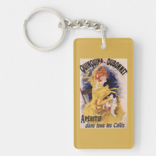 Porte-clefs Affiche promotionnelle d'apéritif de Quinquina