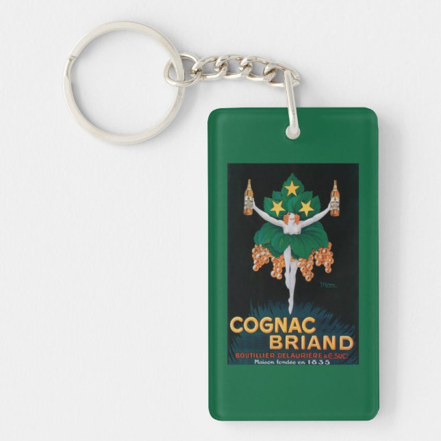 Porte-clefs Affiche promotionnelle de Briand de cognac (Devant)