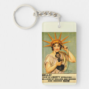 Porte-clefs Affiche vintage de la Première Guerre mondiale Bon