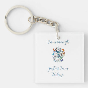 Porte-clefs Affirmation "Je Suis Suffisante"