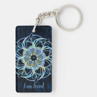 Porte-clefs Affirmations positives Mandala