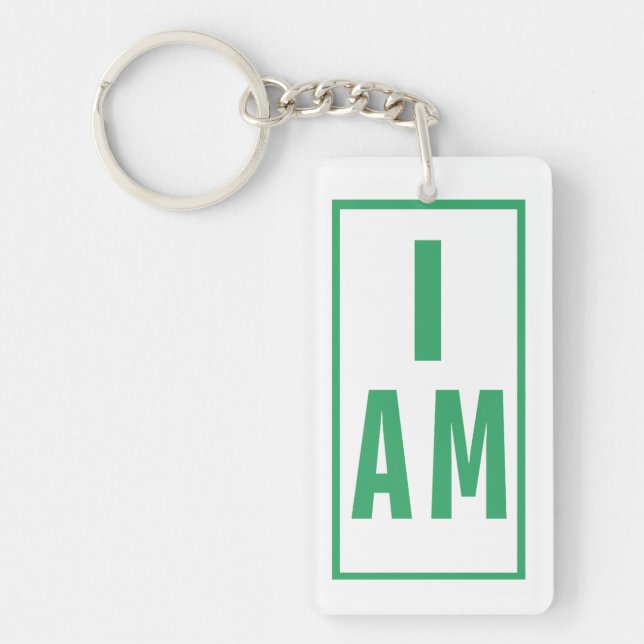 Porte-clefs Affirmations quotidiennes (Devant)