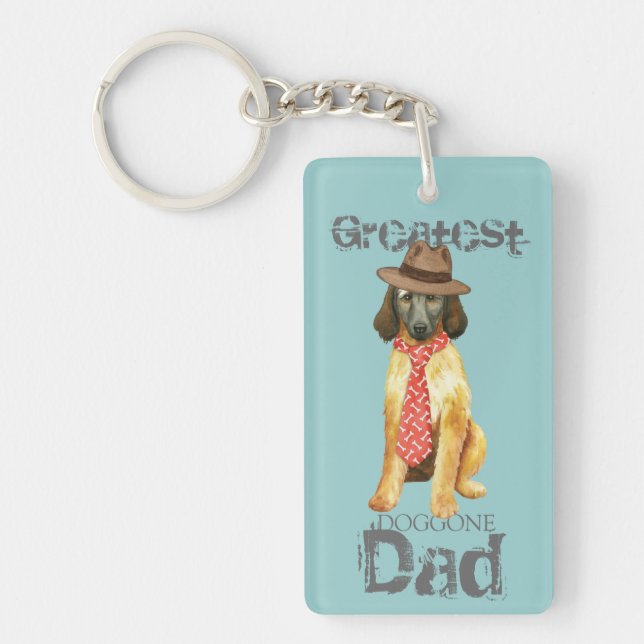 Porte-clefs Afghan Hound Papa (Devant)