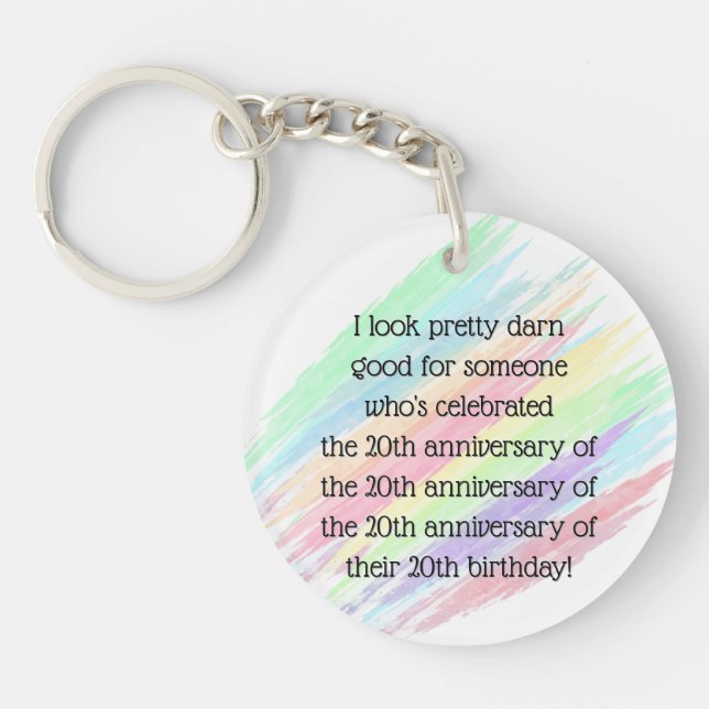 Porte-clefs Âgés de 80 ans & plus (Devant)