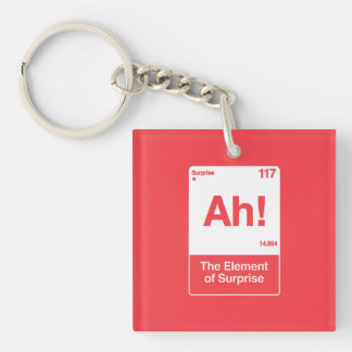 Porte-clefs Ah L'Élément De Surprise - Chimie Drôle